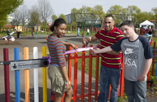 James DeGale Cuts Ribbon in W3