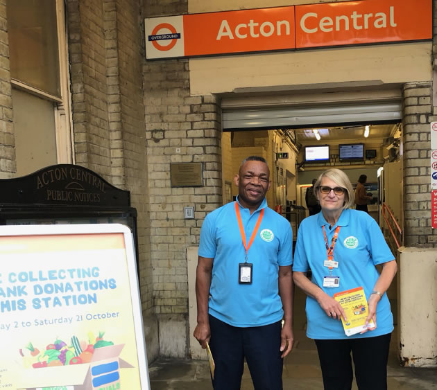 Staff at Acton Central station 