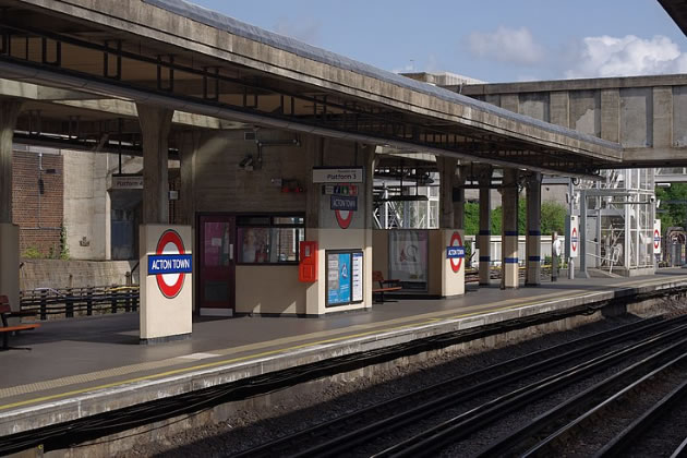 Acton Town station platform