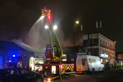 Twenty Fire Engines Attend Park Royal Bakery Fire