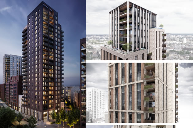 CGI from the developer of the new bigger towers planned at Friary Place 