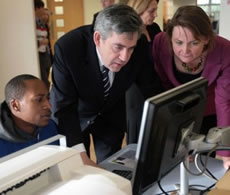 Gordon Brown in Acton