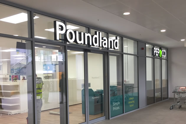Poundland's store in the Oaks