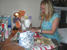 Sarah Louise Baulch at work