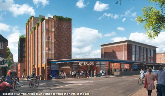 proposed view from acton town station