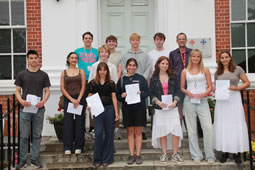 Acton Sixth Formers Celebrating Excellent Results