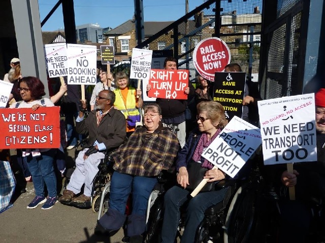 Campaigners at Brentford