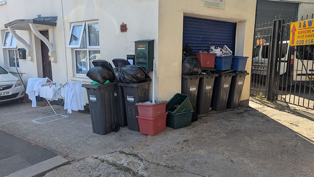 Glenhurst Road bins 