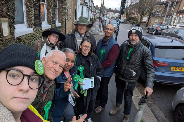 Canvassing for Greens 
