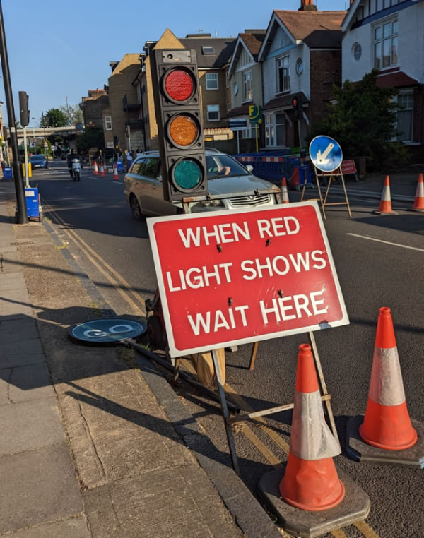 red light sign