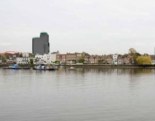 View from Strand on the Green