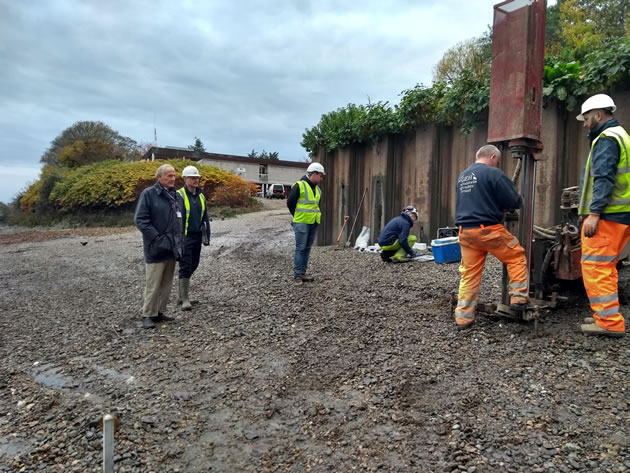 john todd observes the work at dukes meadows 