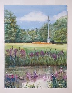 Flora Column Syon Patk by Jessica Rose (Watercolour)