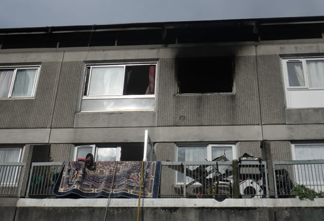 Maisonette on Green Man Lane gutted by blaze