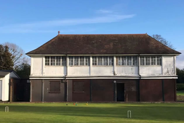 the dilapidated Edwardian pavilion in Lammas Park.