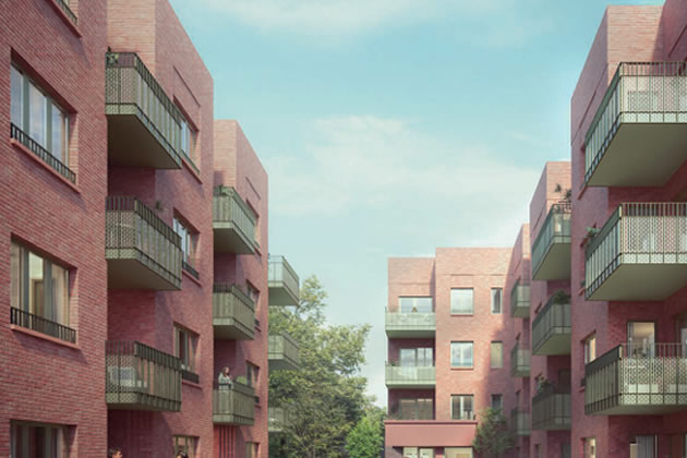 visualisation of the proposed new development