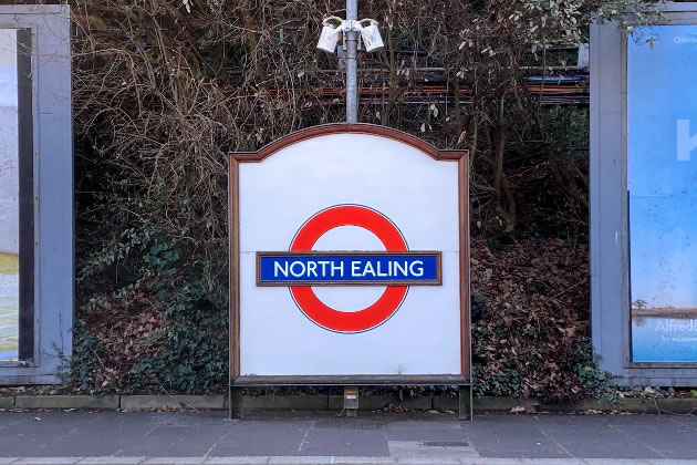 Fewer that 400,000 journeys were made from North Ealing station last year 