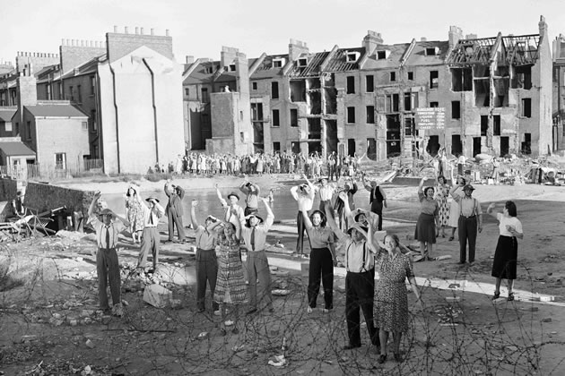 A scene from Passport to Pimlico