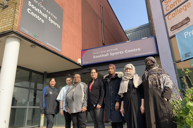 Ladies who use the women's-only gym at Southall Sports Centre