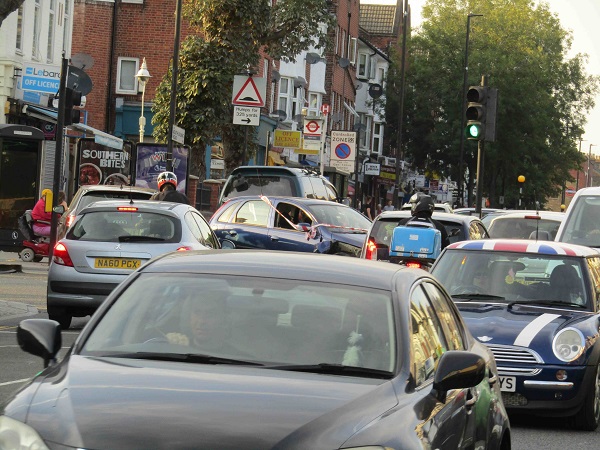 Car crash South Ealing