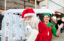 Santa Claus in Lyric Square Hammersmith