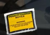 A London Borough of Ealing parking ticket on a vehicle in Ealing Broadway