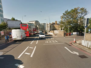 Junction of Chiswick High Road and Lionel Road