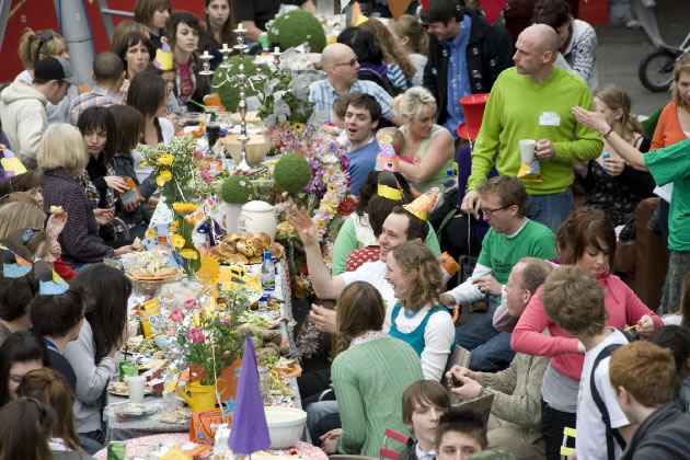 The Big Lunch is an idea started by the Eden Project