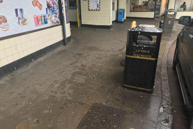 Many of the worst spots for chewing gum are outside local tube stations 
