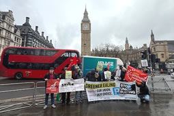 Ealing Traffic Wardens Protest at the Houses of Parliament