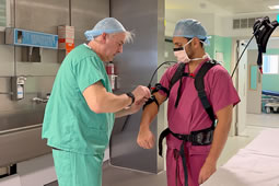 Park Royal Surgeon Wears Exoskeleton During Operation