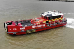 Fire Brigade Takes Delivery of Two New River Boats