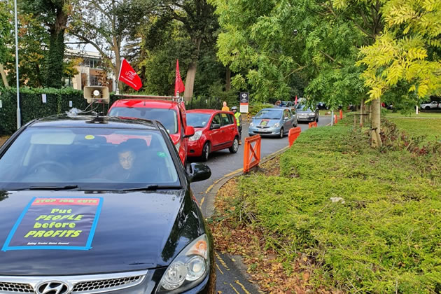 Nearly Forty Cars in West London Job Convoy 