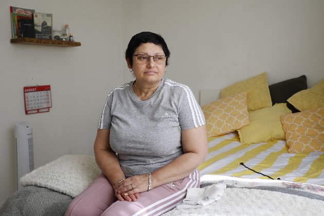 Erzsebet (Liz) Kovacs in her home in Jerome Tower, Acton 