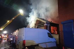 Firefighters Tackle Blaze at Park Royal Laundry 