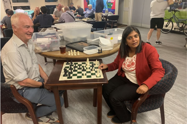 Dr Rupa Huq MP at Ealing Chess Club