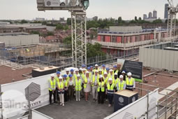 Twyford Abbey Redevelopment Reaches Topping Out Milestone 