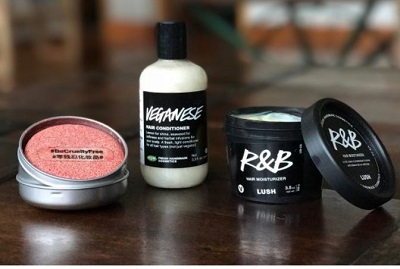 Lush vegan products